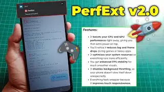 Update V2.0 PerfExt Module Install Via AxManager⚙️reduces lag and frame drops during games or apps.