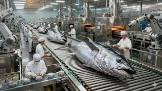 Secrets Inside The Factory: The MASSIVE Tuna Cannery Turning Ocean Giants Into Canned Food