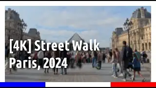 [4K] Walk in Paris, October 2024