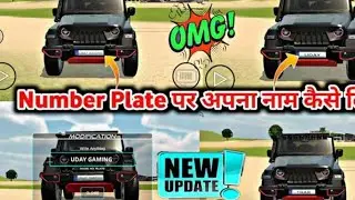 Indian vehicles simulator may no plate par apna name kasia lika❤️ or tractor par flag kasia laga😱