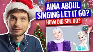 YAZIK reacts to LET IT GO - Aina Abdul