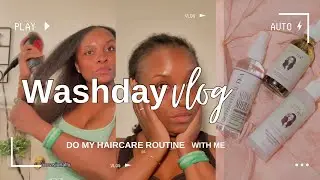 Washday 💆🏾&zwj;♀️ Routine using #MANEBEAUTEA  #blackwoman #naturalhaircare #haircare #washday #4chair