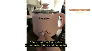 Review Topwit Hot Pot Electric with Steamer, 1.6L Ramen Cooker, Electric Pot for Pasta, Shabu-Shabu,
