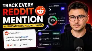 Track Every Reddit Mention of Your Brand & Competitors (Automated 24/7 Monitoring)