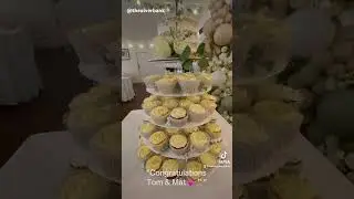 Nanny Sam&rsquo;s Cakes wedding cupcake tower 🧁💕