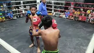 ยอดนำชัย ขวัญใจมวยไทยยิม vs ขาวผ่องเล็ก  ฟักบุรีรัมษ์ ศึกมวยไทย พิทักษ์ชายแดน 4/10/68