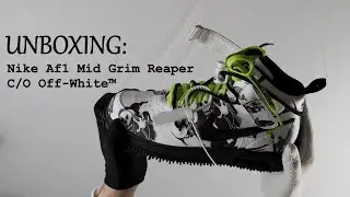 Shoe Unboxing: Nike Af1 Mid Grim Reaper C/O Off-White™️! (🔥Would you cop?🔥)