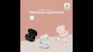 Philips Audio TAT1209 Wireless Earbuds