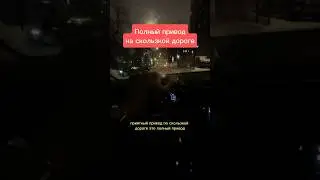 А Вы знаете как выходить из заноса на полном приводе? #занос