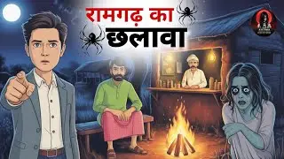 रामगढ़ गांव का छलावा | The Dark Rainy Night | New Horror Hindi Story | Horror Animeted Story | Hindi