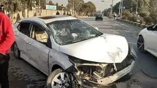 Corolla Accident | High Speed | Wah Cantt