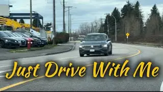 🇨🇦 City Drive with Real Road Sounds | 4K | Travel | Road Vibes 