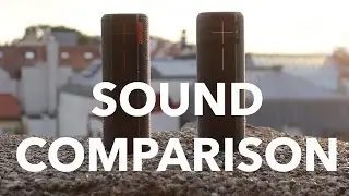 UE Boom 2 vs UE Boom Sound Comparison Outdoor