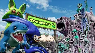 Zoonomaly 2 Официальный тизер Полная версия игры | ⚡ Соник и Поу Кролик против Ужасных Монстров З...