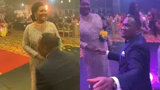 When our Romantic Apostle General Sam K Ankrah re- proposes to His wife Mama Rita at RoyalAffair21.