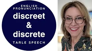 Learn to Pronounce DISCREET & DISCRETE - American English  Homophone Pronunciation #learnenglish