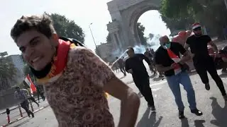 Iraqi protesters clash with security forces at anti-government rally | AFP