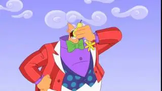 The Pinhead Pierre Show theme song but the rhymes are swapped
