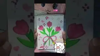 Trend...!!?? pink drawing🌷💓 #art #colour #trending #drawing #viral #pink