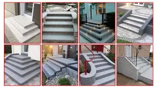 New entry stair design ideas/ entry doors step design/ front door stairs design / Door step ideas 