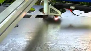 Plasma table cnc test cutting