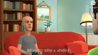 Classic caillou speaks hindi/grounded