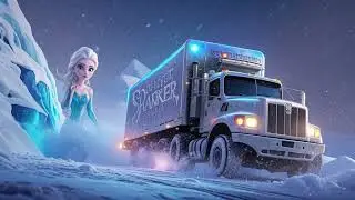 Elsa&rsquo;s Ice Road Marker Truck 2 ❄️🚧 Safe Paths & Icy Fun