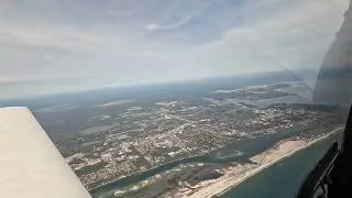 Emerald Coast Aerial video - Spot the Piper PA-46 Meridian Opposite Direction - Fort Walton Beach 4K