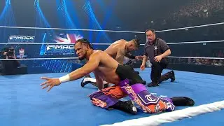 Carmelo Hayes vs Leon Slater US Championship WWE Smackdown Highlights Today 