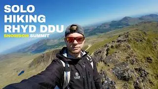 I climbed Snowdon solo via the Rhydd Ddu Route.