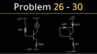 BJT Problems | Problem 6.26 - 6.30
