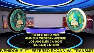 BIENVENIDOS A NUESTRO PROGRAMA DE RADIO EN ESTEREO ROCA VIVA!!!!