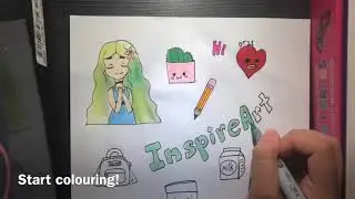 How to Make Your Own Stickers! #stickers #InspireArt #DIY
