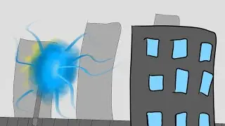 I'm drawing another explosion animation