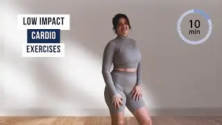 10 Minute Low Impact High Intensity Workout | Fat Burning Exercises at Home For Beginners