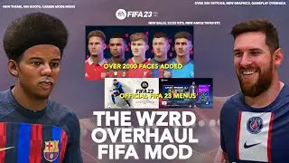 THE FIFA OVERHAUL MOD V5 [1940 FACES, 22/23 KITS, FIFA 23 MOD, TRANSFER, NEW ROSTERS, 450 BOOTS ETC]