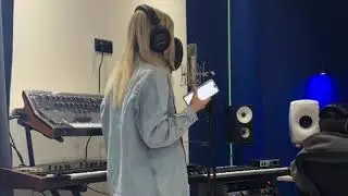 Alvin Soprano doing a voice over in the studio for CreepTV