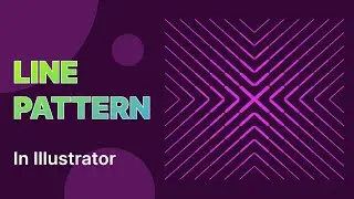 How to create this pattern design in illustrator by using blend | #illustratortutorial
