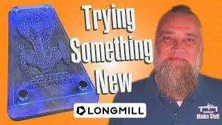 3D-рельефная и светодиодная вывеска Star Trek #CNC #longmill