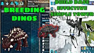 [Ark Mobile] SÉRIES - Breeding Dinos Building Base and PvP - Criando dinos e construindo a base