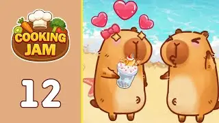 Cooking Jam Level 12 Milk Tea | Every Puzzle Solved! 🎯