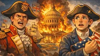 Britain Burned Washington DC After USA Stopped Their Ships (1814 Revenge)