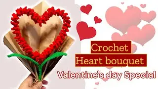Valentine's Day Special: Crochet Your Own Beautiful Heart Lavender ❤️ Bouquet:💐