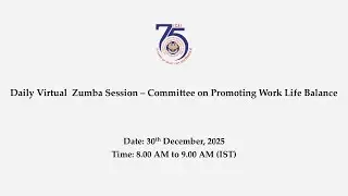 Virtual Zumba Session &ndash; Committee on Promoting Work Life Balance