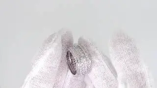 Eternity Band Flathead CZ Rhodium Bling Bling Ring | Hip Hop Jewelry