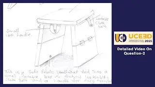 UCEED Paper 2025 | UCEED Question 2 Analysis & Discussion | UCEED Part B Detailed Solution