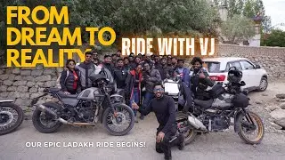 From dream to reality our first Ladakh batch begins | Ride with vj