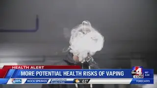 Vaping may lead to emphysema, just like smoking