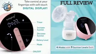 full review|Babyhug Electric Breast Pump| Assembling Breast Pump | firstcry