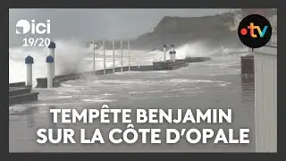 La temp&ecirc;te Benjamin : gros coups de vent sur la C&ocirc;te d'Opale
